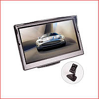 Автомобільний монітор (Кольоровий) для Камери Заднього Виду - 5 Дюймів Екран