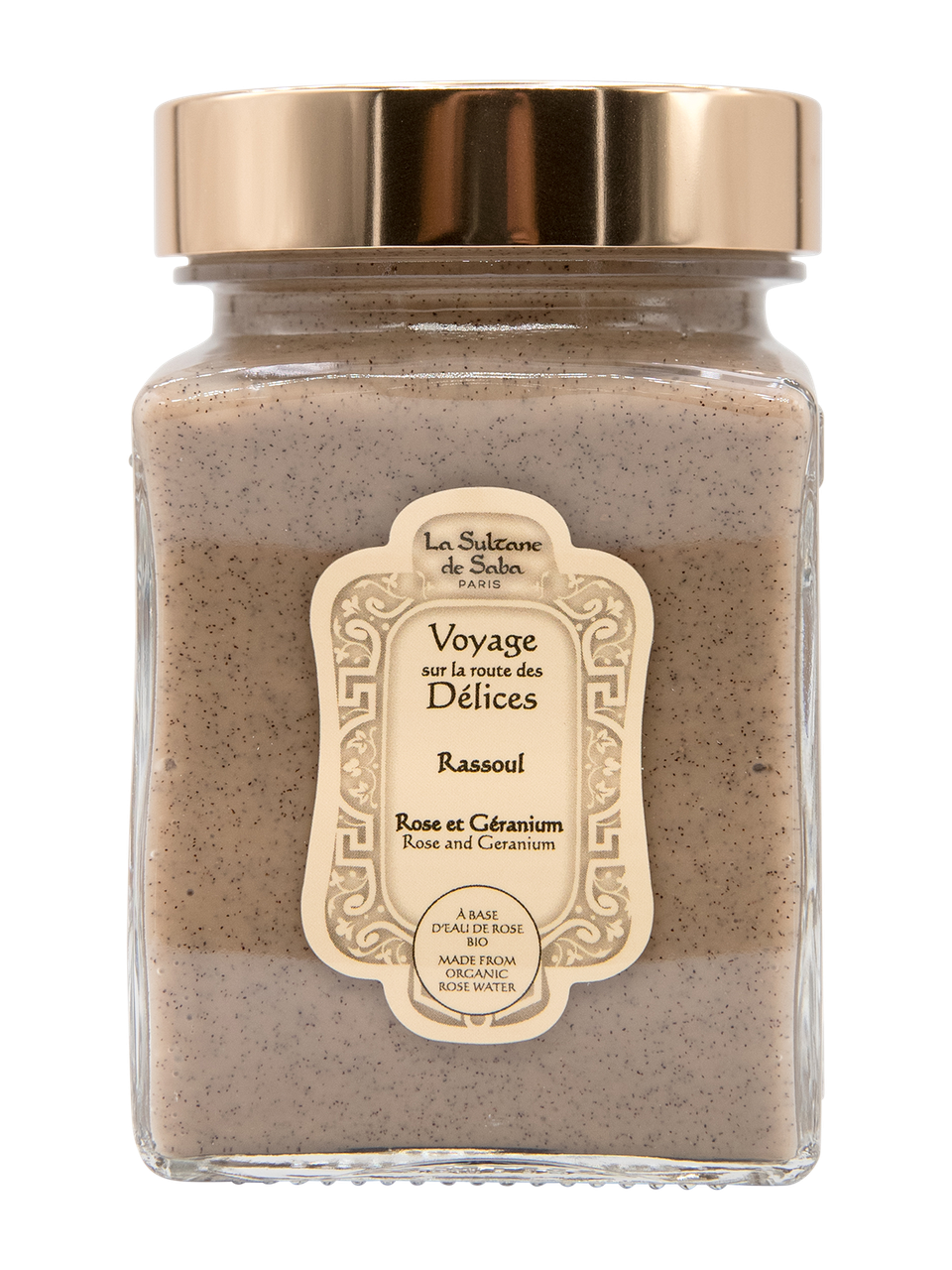 Марокканська глина рассул La Sultane De Saba Delices Rose and Geranium Fragrance