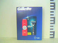Подарунковий набір чол Gillette станок +гель д/душу