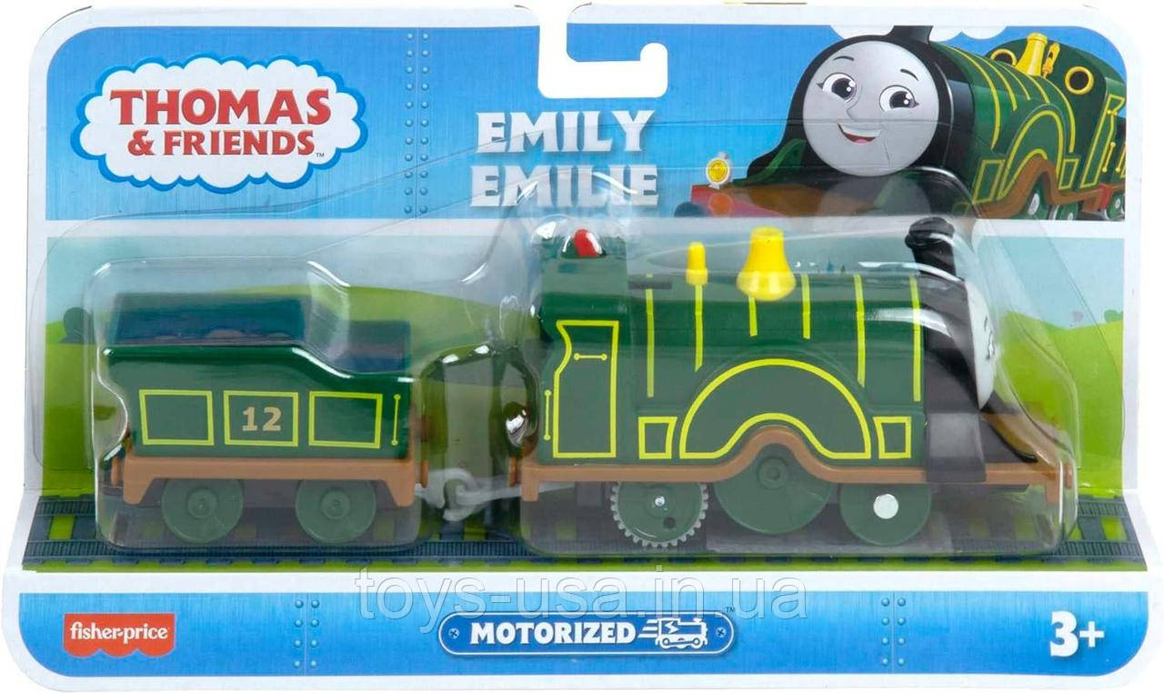 Паровозик потяг моторизований Томас Емілі Thomas Friends Motorized Toy Train Emily, фото 1
