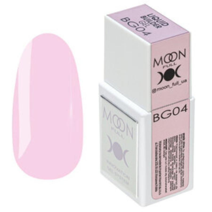 Рідкий гель для нігтів Moon Full Liquid Builder Gel №BG04, 15 мл, фото 1