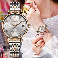 Часы Женские Sunkta Vivaro, классические наручные часы, Prodigy дизайн, сталь и керамика, D C