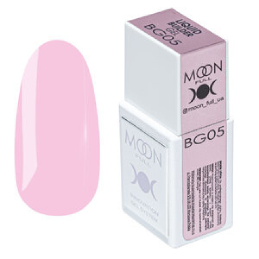 Рідкий гель для нігтів Moon Full Liquid Builder Gel №BG05, 15 мл