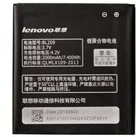 Аккумулятор для Lenovo BL209 A706, A788T, A820E, A760, A516, A378T, A398T (2000mAh), Оригинал