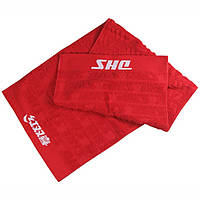 Полотенце для настольного тенниса DHS 40*110 AT01, Полотенце для пинг понга, Теннисное красное полотенце
