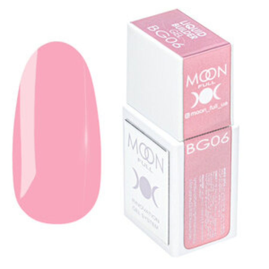 Рідкий гель для нігтів Moon Full Liquid Builder Gel №BG06, 15 мл