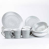 Набір столового посуду 4 предмети чашка / миска для супу / салатник / обідня тарілка HP20340