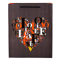 Подарочный пакет "Love", 32*26*12 см