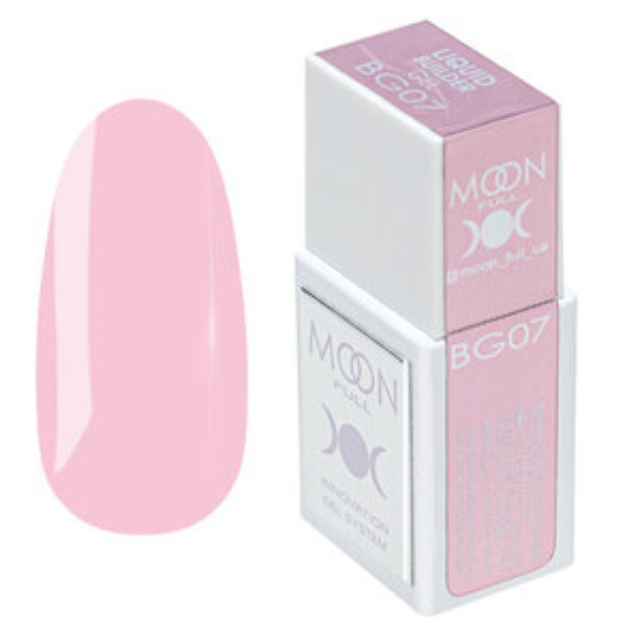 Рідкий гель для нігтів Moon Full Liquid Builder Gel №BG07, 15 мл, фото 1