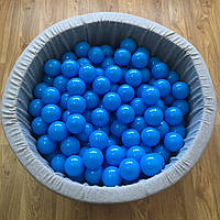 Шарики для сухого бассейна голубые 8 см поштучно