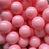 Шарики для сухого бассейна светло-розовые 8 см поштучно
