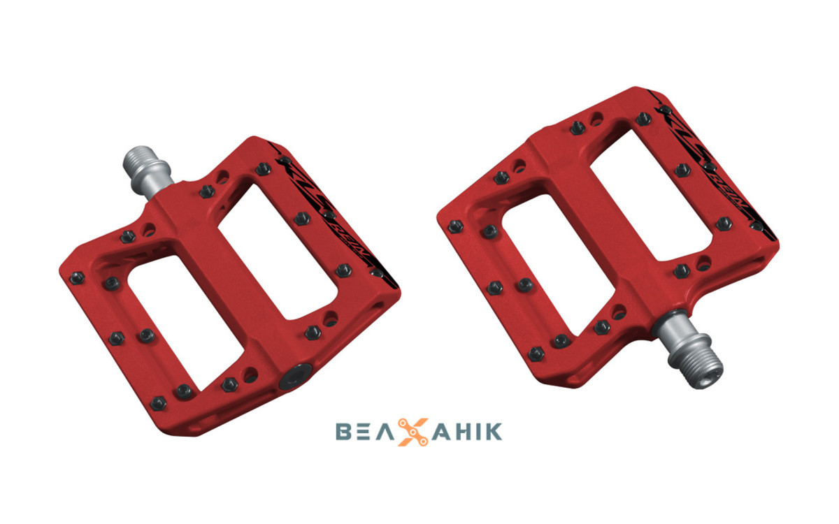 Педалі KLS REIN Pl 100х95 мм червоні