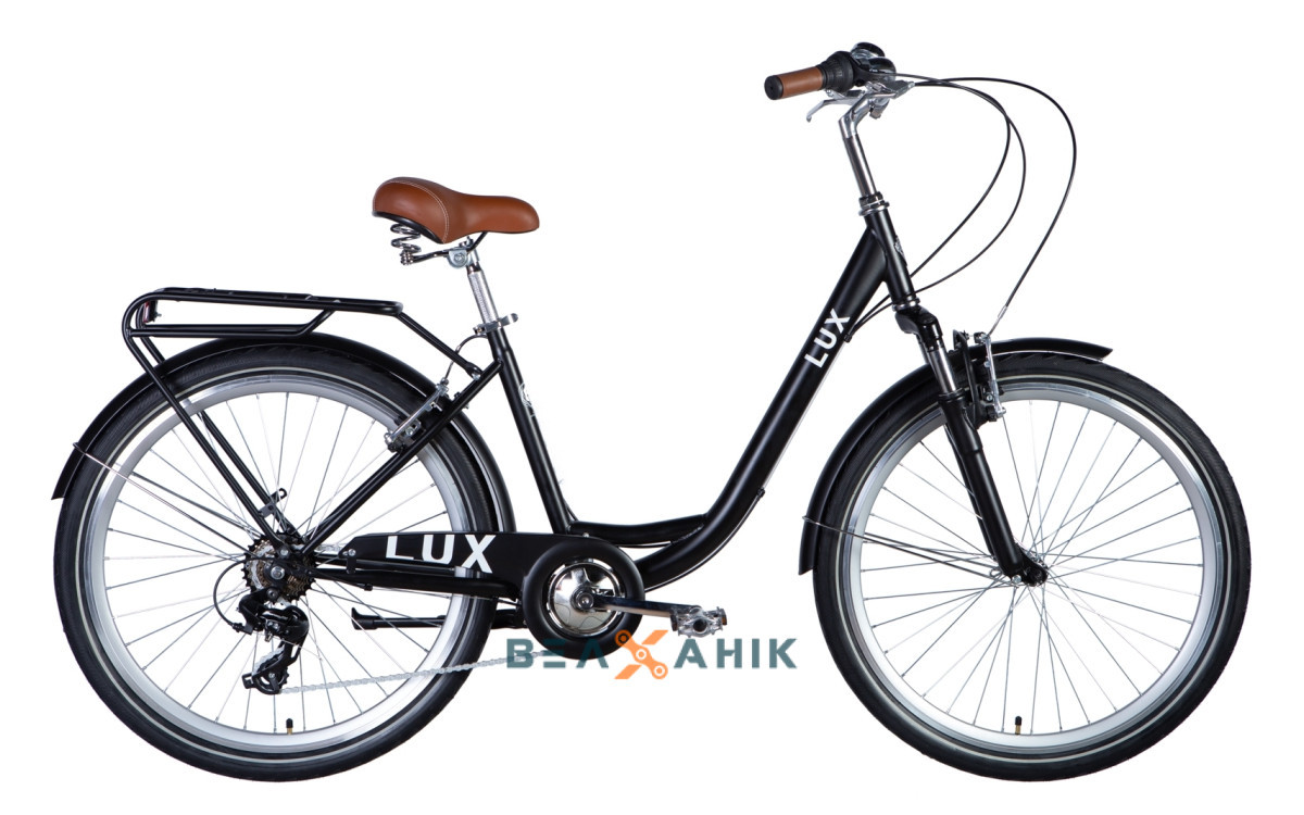 Велосипед 26" Dorozhnik LUX AM (рама 17") чорний мат