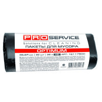 Пакети для сміття PRO service Optimum HD Чорні 35 л 30 шт. (4823071624175), фото 1