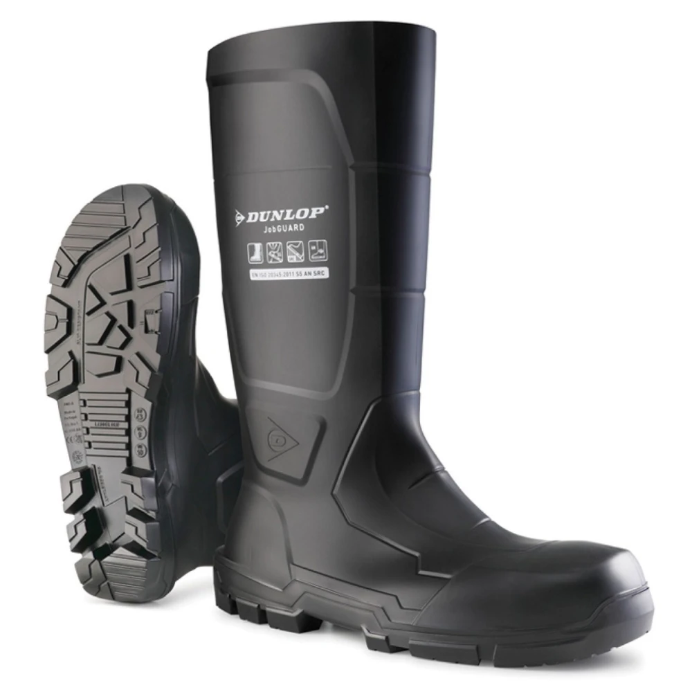 Чоботи гумові Dunlop JobGUARD Black захисні (розмір 41)