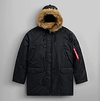 Парка Alpha Industries Men's N-3B Gen 1 Parka Medium, Чорний