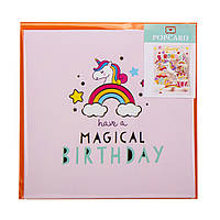 Серия объемных открыток "Magical birthday", 4 вида