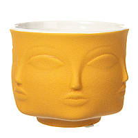 Керамическая ваза "Pure", желтая