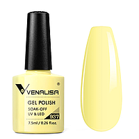 Гель-лак для ногтей Venalisa, №937, цвет: бледно-желтый, 7.5 мл