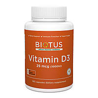 Витамин Д3 Vitamin D3 Biotus 1000 МЕ 180 капсул MN, код: 7289460