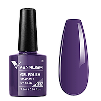 Гель-лак для ногтей Venalisa, №940, цвет: темно-фиолетовый, 7.5 мл