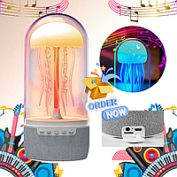 Аудио колонка для вечеринок с подсветкой, Креативная беспроводная Bluetooth колонка с подсветкой RGB Медуза