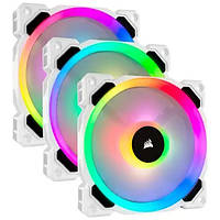Комплект корпусних вентиляторів Corsair LL120 White RGB LED Triple Pack (CO-9050092-WW)