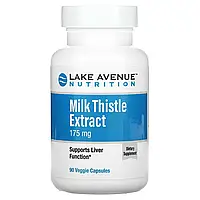Lake Avenue Nutrition, экстракт расторопши, 175 мг, 90 растительных капсул,диет.доб.