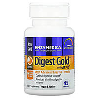 Enzymedica, Digest Gold с ATPro, добавка с пищеварительными ферментами, 45 капсул,диет.доб.