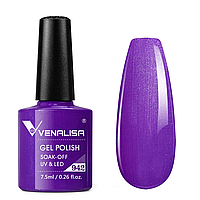 Гель-лак для ногтей Venalisa, №942, цвет: фиолетовый с перламутром, 7.5 мл