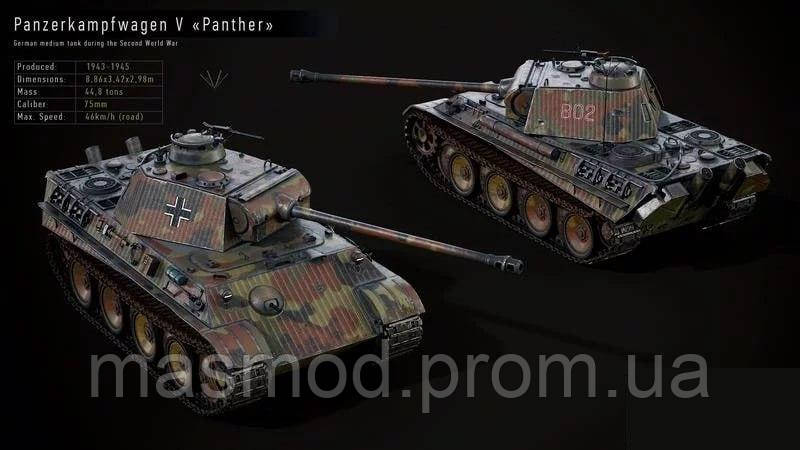 Модель Танка Panzerkampfwagen