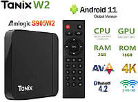 Смарт ТВ приставка TANIX W2 2/16 Amlogic S905W2 Android 11 tv box Андроид ТВ бокс Б1614-17
