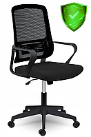 Кресло офисное компьютерное Sofotel Wizo Black (241200) сетка рабочее для компьютера, офиса Б4793-17