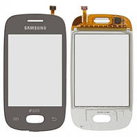 Тачскрин Samsung S5310, S5312 Galaxy Pocket Neo серый оригинал