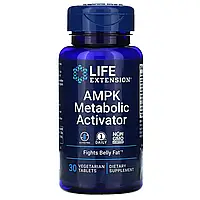 Life Extension, активатор метаболизма AMPK, 30 вегетарианских таблеток,диет.доб.