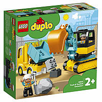 Конструктор LEGO Duplо Грузовик и гусеничный экскаватор 10931 ЛЕГО Б4843-17