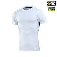 Футболка тактична M-TAC 93/7 SUMMER WHITE, однотонна військова біла футболка для військових