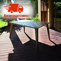 Стол пластиковый прямоугольный Keter стол Lima 160 бежевый Обеденный стол для дачи Стол для веранды