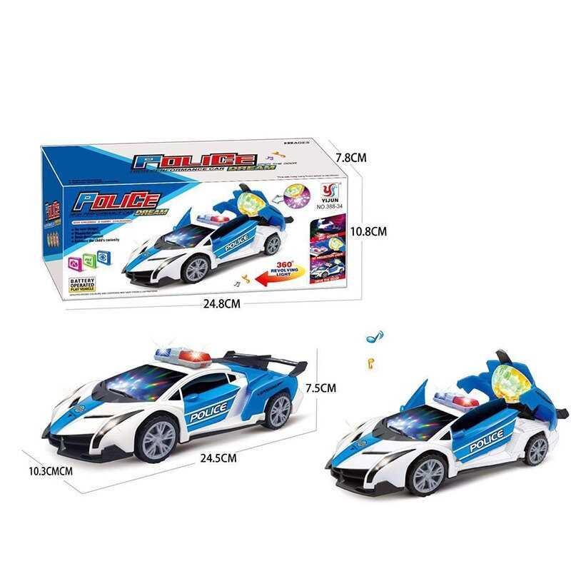 Машинка музична Поліція A-Toys, YJ388-34