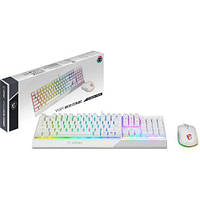 Комплект (клавиатура + мышь) MSI Vigor GK30 COMBO WHITE UA (S11-04UA302-CLA)
