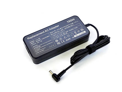 Блок живлення для ноутбука Asus 20v 9A (6.0*3.7) 180W (ADP-180TB) + мережевий кабель, фото 1