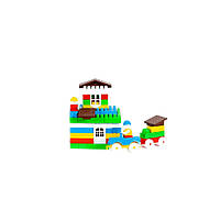 Детский конструктор BAMSIC BAMSIC 6 23 х 23 х 68 см Разноцветный (94854) TV, код: 7947393