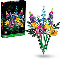 Конструктор рослинного декору LEGO Icons Букет польових квітів (10313) Лего