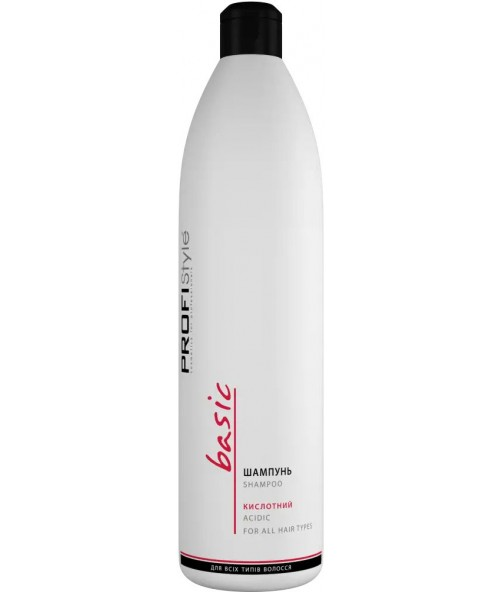 Кислотний шампунь Profistyle Basic Acidic Shampoo 1000 мл