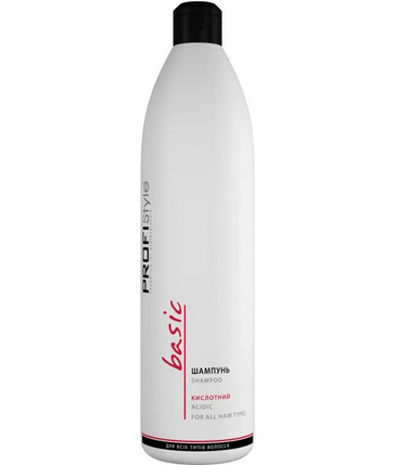 Кислотний шампунь Profistyle Basic Acidic Shampoo 1000 мл, фото 1