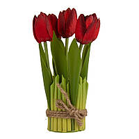 Букет тюльпанов, красный