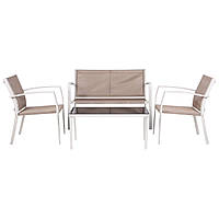 Комплект садовой мебели 4-местный Art Metal Furniture Camaron (521838) набор Б6166-17