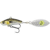 Оригінал! Блесна Savage Gear 3D Sticklebait Tailspin 73mm 13.0g Green Silver Ayu (1854.43.95) | T2TV.com.ua