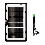 🧡Портативна сонячна панель Cclamp CL-639 Solar 4W 6V  з USB кабелем IP65, фото 3