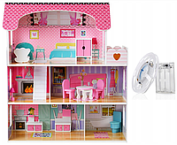 Игровой кукольный домик с LED подсветкой FUNFIT KIDS (3893) Б5328-17